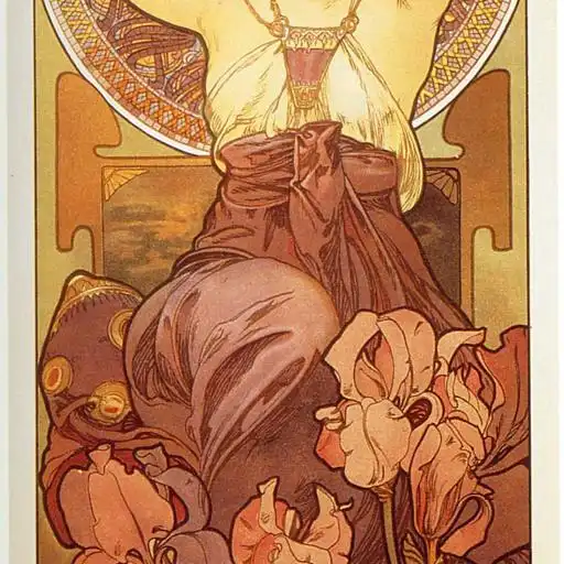 Painting 0 by Alphonse Mucha