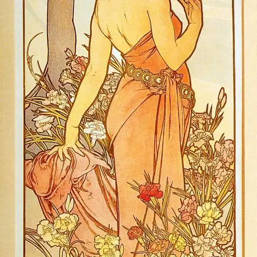 Painting 1 by Alphonse Mucha