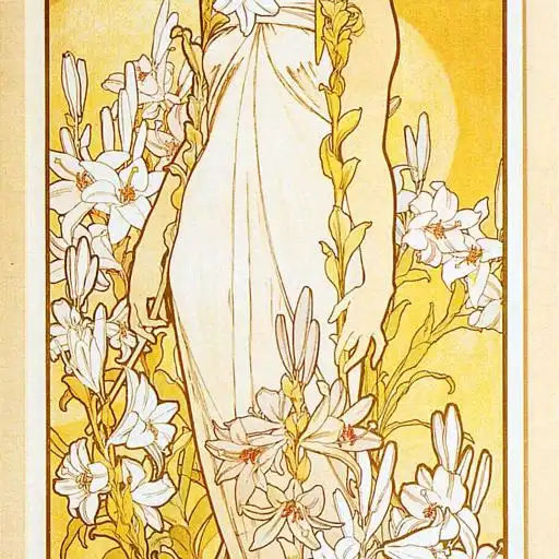 Painting 10 by Alphonse Mucha