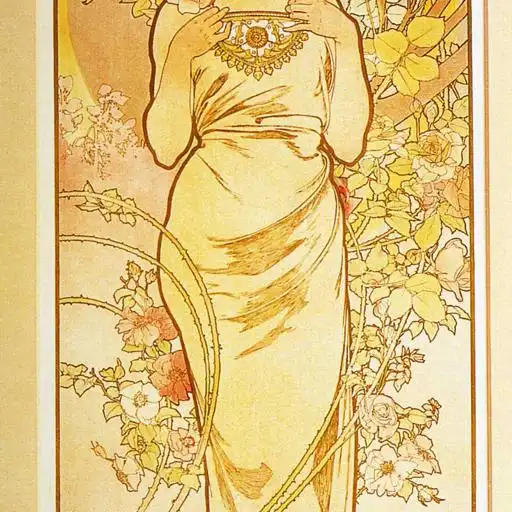 Painting 11 by Alphonse Mucha