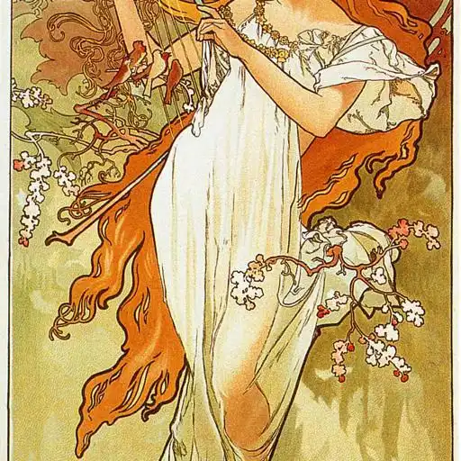 Painting 12 by Alphonse Mucha