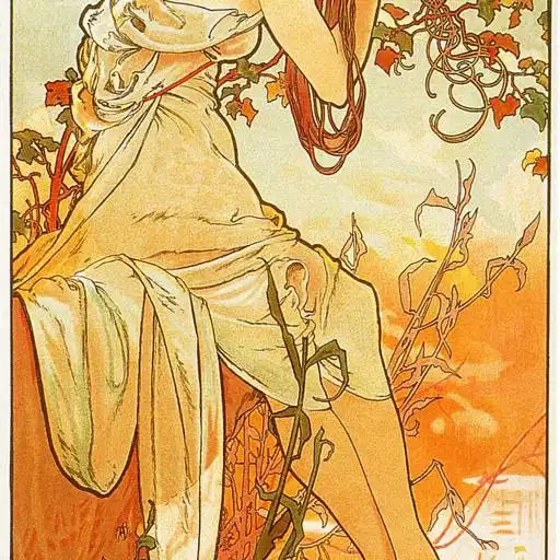 Painting 13 by Alphonse Mucha