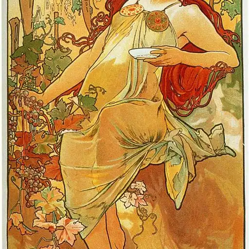 Painting 14 by Alphonse Mucha