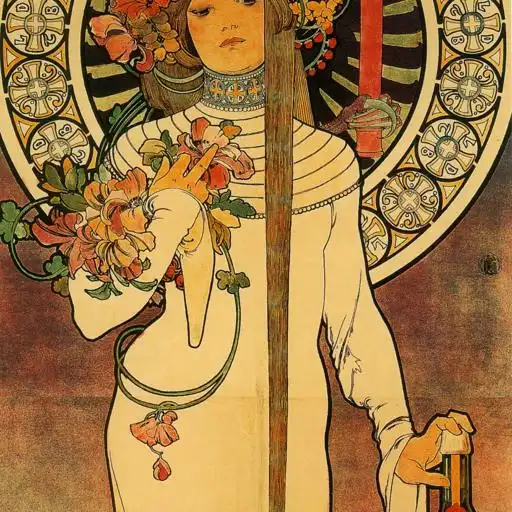 Painting 16 by Alphonse Mucha