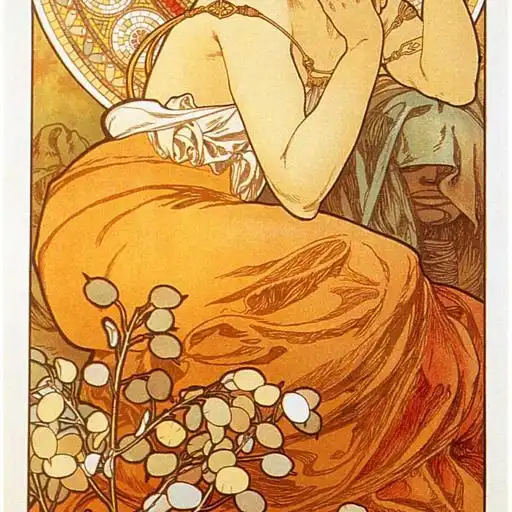 Painting 17 by Alphonse Mucha