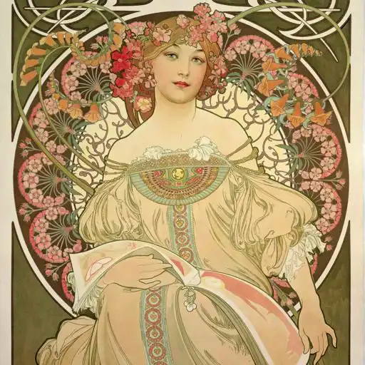 Painting 2 by Alphonse Mucha