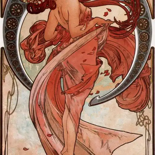 Painting 3 by Alphonse Mucha