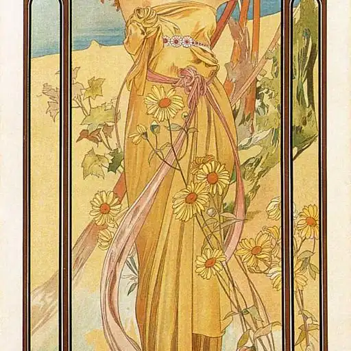 Painting 4 by Alphonse Mucha