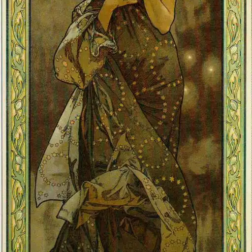 Painting 5 by Alphonse Mucha