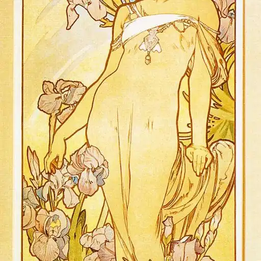 Painting 8 by Alphonse Mucha