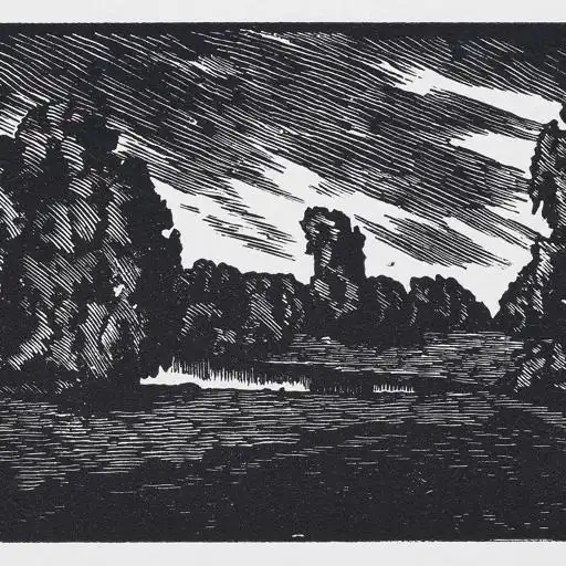 Painting 2 by Anna Ostroumova Lebedeva